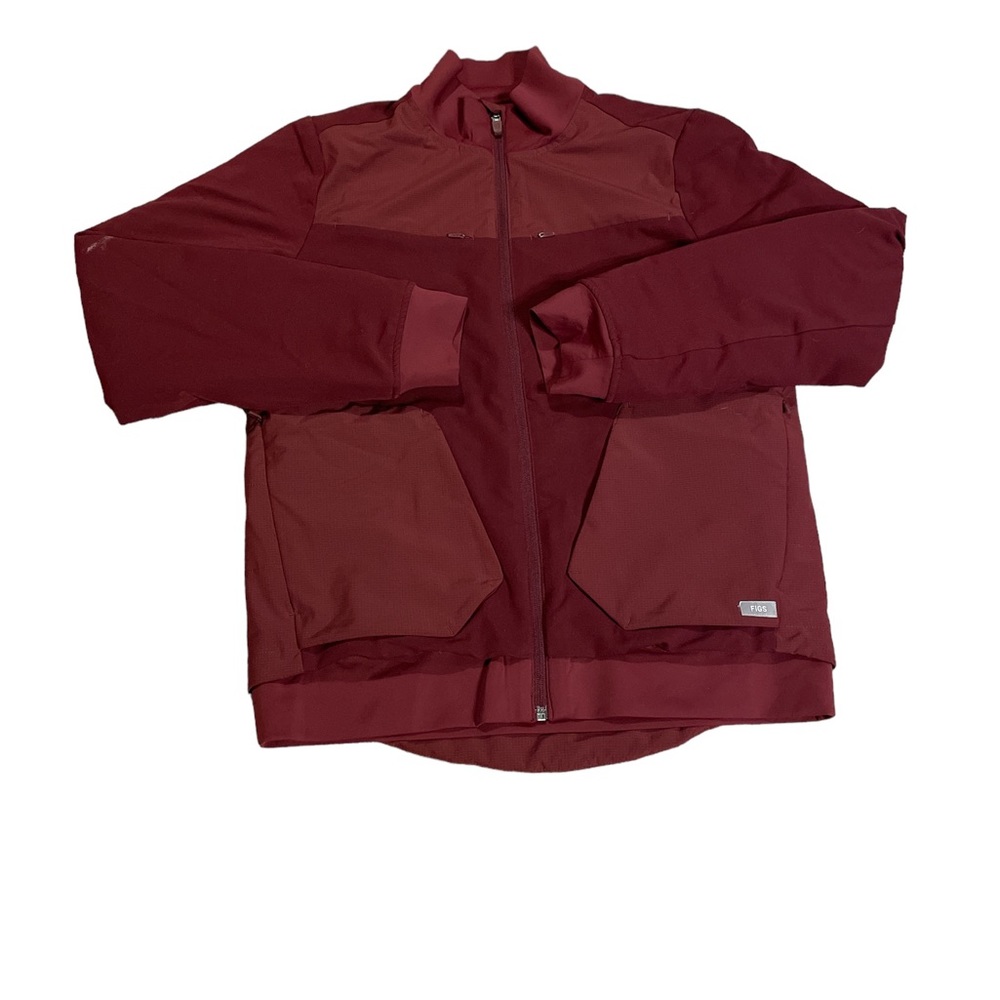 Women's Maroon Full-Zip Jacket